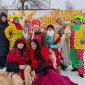 Воскресенцы с песнями и плясками зиму провожали - весну встречали! 